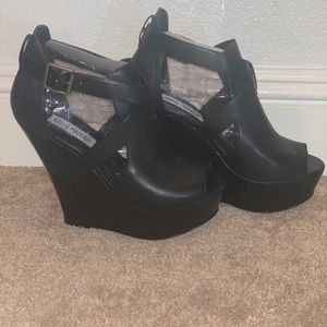 (NEW) Whynotme black leather